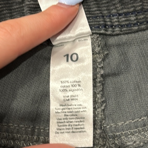 NWT Carters Boys Cortory Pants Grey Size 10 - Picture 5 of 6